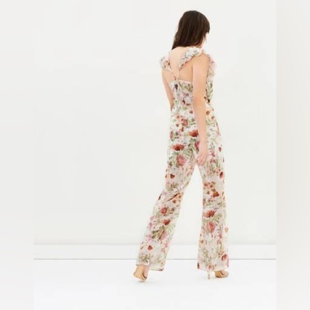 We Are Kindred Field Floral Summer Jumpsuit Size US 8 Tall Friendly - Picture 2 of 11